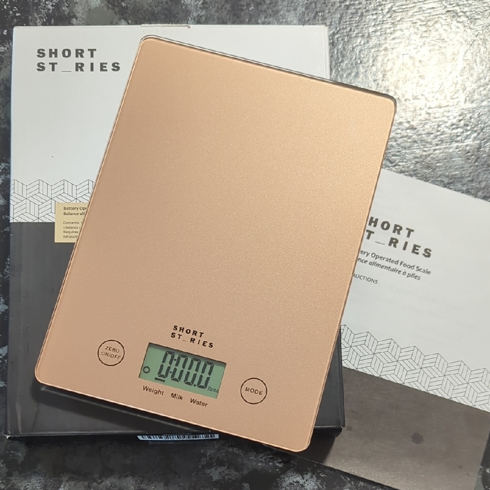 Digital Kitchen Scale - Gold